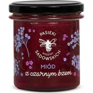 Miód z czarnym bzem 430g