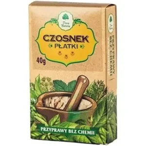 Przyp.czosnek płatki 40g dn