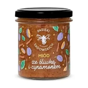 Miód ze śliwką i cynamonem 430g ps