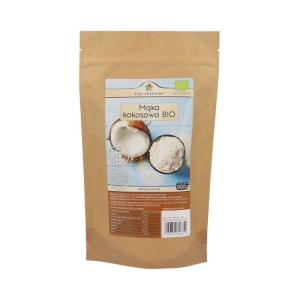 Mąka kokosowa odtłuszczona b/g bio 500 g