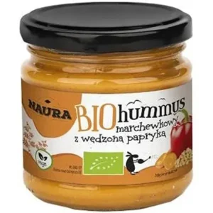 Humus z wędzoną papryką i marchwią 190g mer