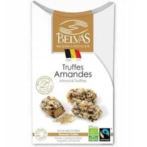 Belgijskie czekoladki trufle z migdałamibezglut. 100g