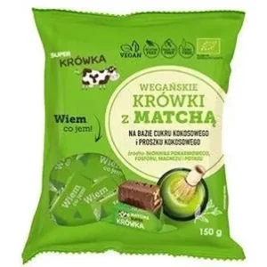 Super krówki z matchą bezmleczne bezglutenowe bio 150g mg