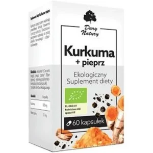 Kurkuma + pieprz bio 60 kaps