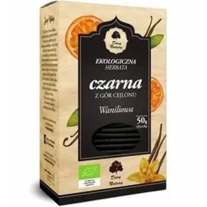 Herb. czarna waniliowa 25x2g eko dn