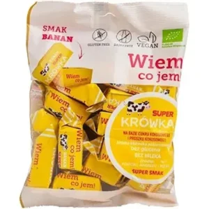 Krówki bezmleczne bananowe bezglut. bio 150g mg