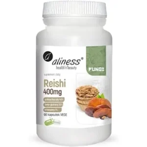 Reishi 400mgx90 vege caps.aliness m