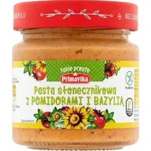 Pasta słonecznikowa z pomidorami i bazylią 160g mer
