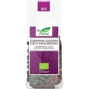 Żurawina suszona cięta niesłodzona bio 100g