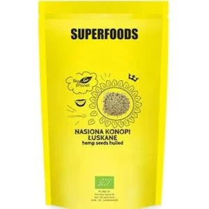 Nasiona konopi łuskane bio 600g