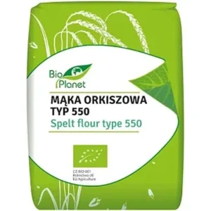 Mąka orkiszowa jasna typ 550 bio 1 kg