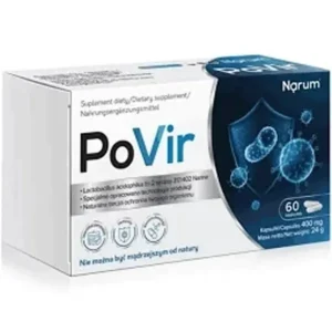 Narum povir 400 mg,60 kaps.osłabienie i nawr.infekcje