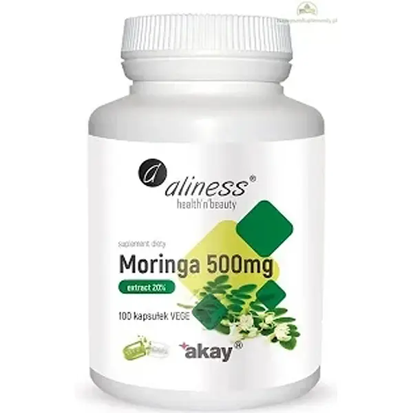 Moringa ekstrakt 20% 500mgx100caps vege m