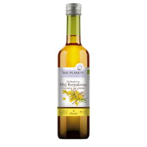 Olej rzepakowy tłoczony na zimno bio 500 ml bio