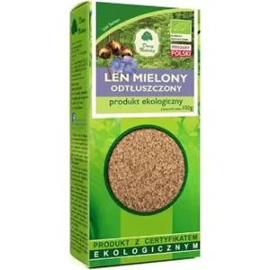 Nasiona lnu odtłuszczone 100g eko