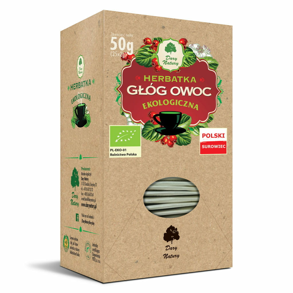 Herbatka owoc głogu bio 25x2 g