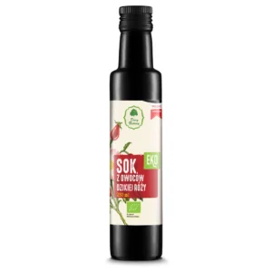 Sok z owoców dzikiej róży eko  100% 250 ml