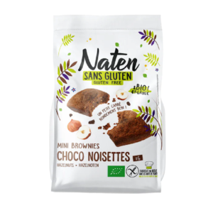 Ciastka brownies z czek.i orzech.lask.