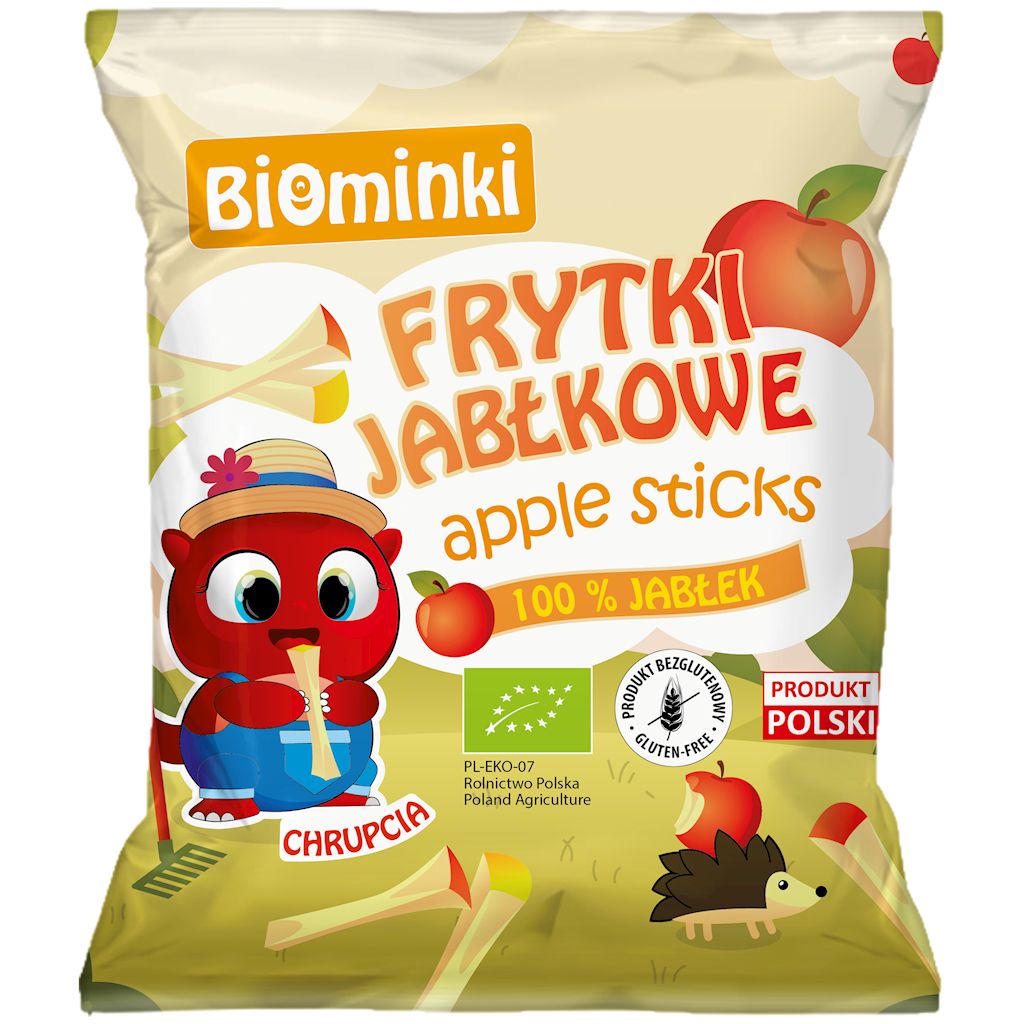 Frytki jabłkowe bezglutenowe bio 40 g