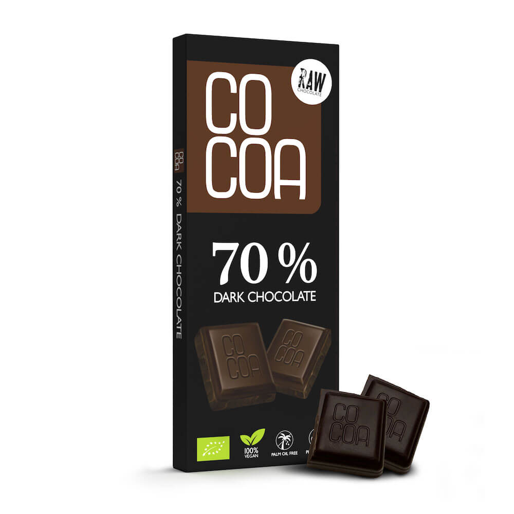 Czekolada gorzka 70 % bio 40g cocoa