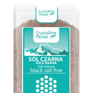 Sól czarna kala namak drobno mielona 600 g