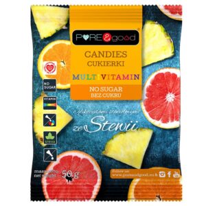 Cukierki multivitaminowe bez cukru 50 g