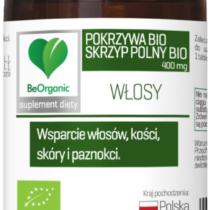 Włosy-skrzyp + pokrzywa ekstrakt bio 100tabl.