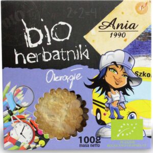 Herbatniki okrągłe bio ania 100g