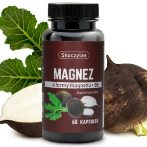Magnez 4 formy, wit.b6, czarna rzepa 60 kaps.