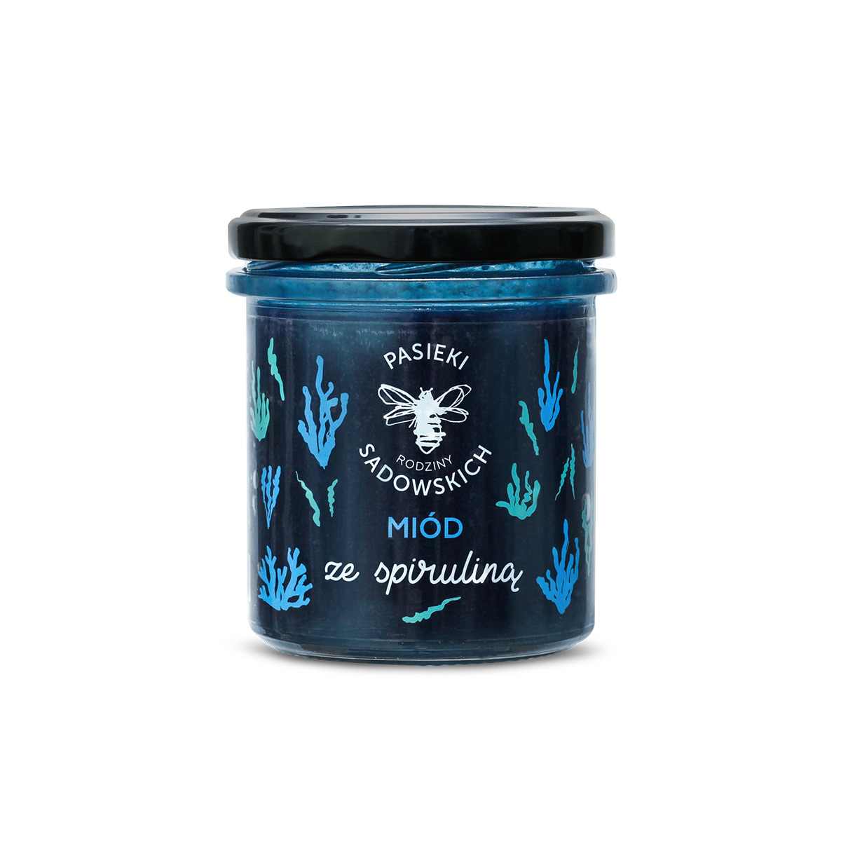Miód ze spiruliną 430g