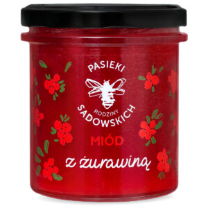 Miód z żurawiną 430g