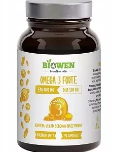 Omega 3 forte 1000 epa, 500 mg dha 90 kaps. biowen