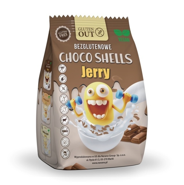 Muszelki śniadaniowe kakao bezglut. 375g