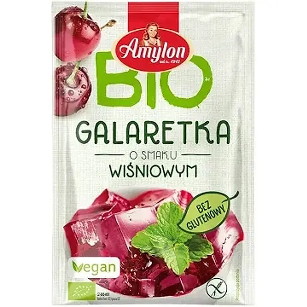 Galaretka wiśniowa z agarem bezglut.bio 40g bp