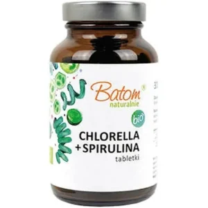Chlorella + spirulina bio 300 tabletek 120g