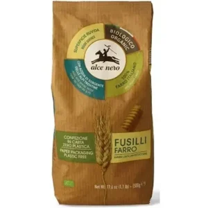 Makaron fusilli z płaskurki bio 500g bp