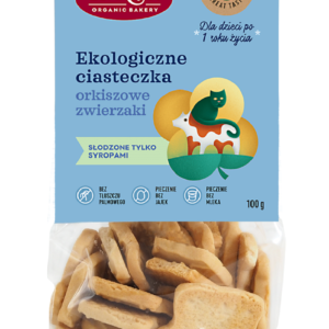 Ciastka orkiszowe zwierzęta bio 100 g