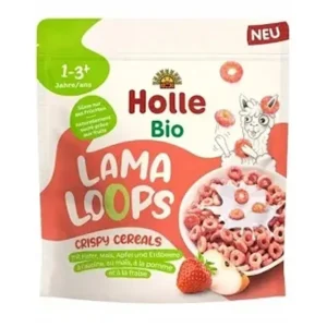 Kółeczka zbożowe jabłkowo-truskawkowa lama bio 125g