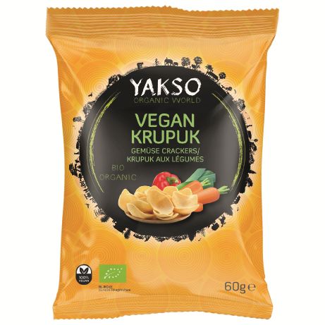 Prażynki warzywne (vegan krupuk) bio 60 g