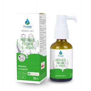 Krople avitale methylofolian (quatrefolic) 5-mthf 200ug, 30 ml