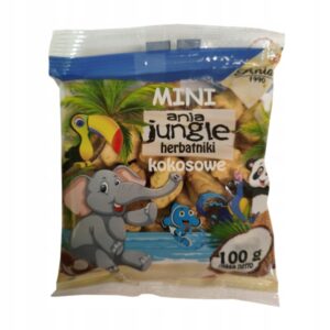 Herbatniki mini jungle kokosowe ania 100g