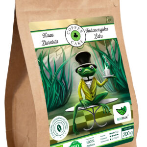 Kawa ziar.arabica indonezyjska żaba bio200g ecoblik