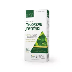 Miłorząb japoński ginko biloba 60 kaps 13,8g