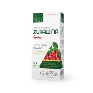 Żurawina forte 380 mg 60 kaps