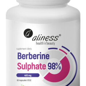 Berberine sulphate 99% 400mgx60 vege caps.aliness