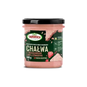 Chałwa truskawkowa bez cukru 300g