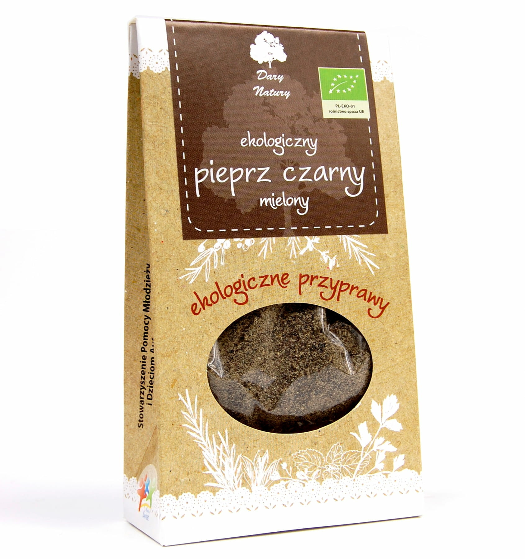 Pieprz czarny mielony 50g bio