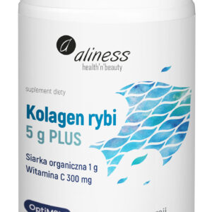Kolagen rybi 5g+siarka optimsm,wit cx25 porcji,proszek aliness