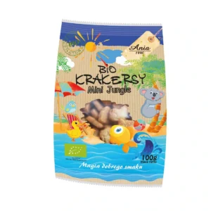 Krakersy mini jungle pszenne bio ania 100g