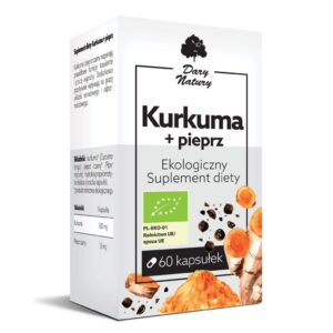 Kurkuma + pieprz bio 60 kaps